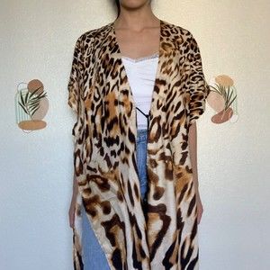 Animal Print Cardigan